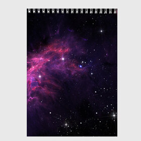 Скетчбук с принтом Вселенная в Новосибирске, 100% бумага
 | 48 листов, плотность листов — 100 г/м2, плотность картонной обложки — 250 г/м2. Листы скреплены сверху удобной пружинной спиралью | space | stars | галактика | космос | ночное небо