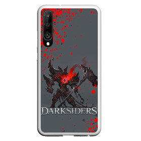 Чехол для Honor P30 с принтом Darksiders | Гнев Войны (Z) в Новосибирске, Силикон | Область печати: задняя сторона чехла, без боковых панелей | azrael | darksiders | darksiders 2 | darksiders 3 | griever | silitha | tiamat | ulthane | vulgrim | wrath of war | всадник апокалипсиса | гнев войны | обугленный совет | руина | ультэйн | чёрный молот