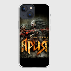 Чехол для iPhone 13 mini с принтом Классическая Ария в Новосибирске,  |  | aria | arthur berkut | heavy metal | mikhail zhitnyakov | rock group | valery kipelov | ария | артур беркут | валерий кипелов | виталий дубинин | владимир холстинин | кипелов | мастер | мертвец | михаил житняков | рок группа | скелет