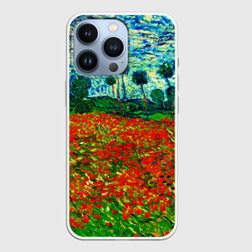 Чехол для iPhone 13 Pro с принтом Поле с маками, Ван Гог в Новосибирске,  |  | art | van gogh | vincent van gogh | абстракционизм | арт | ван гог | винсент ван гог | деревья | импрессионизм | искусство | картина | картины маслом | краски | маки | небо | поляна | природа | провинция | рисунок