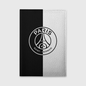 Обложка для автодокументов с принтом ФК ПСЖ / PSG BLACK & WHITE в Новосибирске, натуральная кожа |  размер 19,9*13 см; внутри 4 больших “конверта” для документов и один маленький отдел — туда идеально встанут права | Тематика изображения на принте: paris saint germain | psg | saint | sport | париж | псг | спорт | футбол