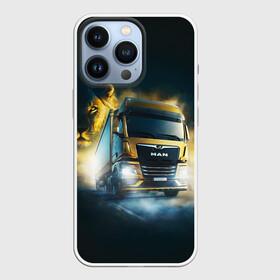 Чехол для iPhone 13 Pro с принтом Man Leon в Новосибирске,  |  | man | man truck | man грузовик | truck | trucks | грузовик | грузовики | дальнобои | дальнобой | дальнобойщик | мен | мен грузовик | фура | фуры