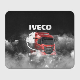 Коврик для мышки прямоугольный с принтом Iveco truck в Новосибирске, натуральный каучук | размер 230 х 185 мм; запечатка лицевой стороны | Тематика изображения на принте: iveco | iveco truck | iveco грузовик | truck | trucks | грузовик | грузовики | дальнобои | дальнобой | дальнобойщик | ивеко | ивеко грузовик | фура | фуры