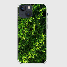 Чехол для iPhone 13 mini с принтом Хвойная масса в Новосибирске,  |  | art | елка | зелень | растение | хвойник
