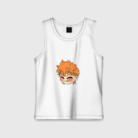 Детская майка хлопок с принтом Чиби Хината в Новосибирске,  |  | haikyu | kawaii | аниме | волейбол | хината | чиби