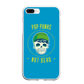 Чехол для iPhone 7Plus/8 Plus матовый с принтом Pop punk fan в Новосибирске, Силикон | Область печати: задняя сторона чехла, без боковых панелей | alternative | music | pop punk | punk | punks not dead | rock | альтернатива | музыка | панк | панки не умерают | панкс нот дэд | поп панк | рок