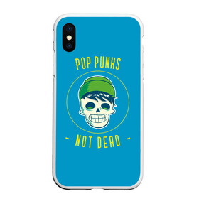 Чехол для iPhone XS Max матовый с принтом Pop punk fan в Новосибирске, Силикон | Область печати: задняя сторона чехла, без боковых панелей | alternative | music | pop punk | punk | punks not dead | rock | альтернатива | музыка | панк | панки не умерают | панкс нот дэд | поп панк | рок