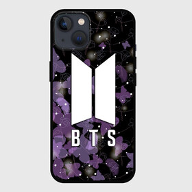 Чехол для iPhone 13 с принтом BTS BUTTERFLIES | БАБОЧКИ в Новосибирске,  |  | bts | j pop | jhope | jimin | jin | jungkook | kpop | music | nct | pop | pop idols | suga | v | айдолы | бтс | идолы | к поп | корейская музыка | нст | поп | попса | чимин