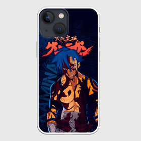 Чехол для iPhone 13 mini с принтом Камина Гуррен Лаганн в Новосибирске,  |  | gurren lagann | kamina | tengen toppa gurren lagann | гуррен | гуррен лаганн | камина дзиха | лаганн