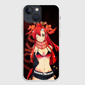 Чехол для iPhone 13 mini с принтом Йоко Литтнер Гуррен Лаганн в Новосибирске,  |  | gurren lagann | tengen toppa gurren lagann | yoko | гуррен | гуррен лаганн | ёко | йоко литтнер | лаганн