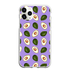Чехол для iPhone 11 Pro Max матовый с принтом Авокадо паттерн в Новосибирске, Силикон |  | Тематика изображения на принте: avocado | авокадо | авокадо паттерн | авокадо с косточкой | еда | зеленый | косточка | овощ | орнамент | паттерн | полезное питание | узор | фиолетовый