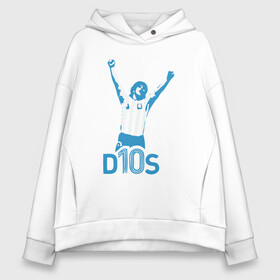 Женское худи Oversize хлопок с принтом Maradona - Dios в Новосибирске, френч-терри — 70% хлопок, 30% полиэстер. Мягкий теплый начес внутри —100% хлопок | боковые карманы, эластичные манжеты и нижняя кромка, капюшон на магнитной кнопке | argentina | diego | football | maradona | messi | аргентина | гол | диего | игрок | марадона | месси | мяч | рука бога | спорт | футбол | футболист | чемпион