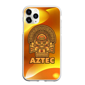 Чехол для iPhone 11 Pro матовый с принтом Aztec Ацтеки в Новосибирске, Силикон |  | ацтеки | ацтекская империя | индеец | индейцы | символ | фигурка