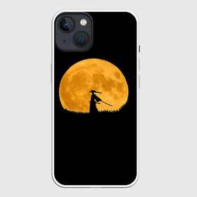 Чехол для iPhone 13 с принтом Путь самурая в Новосибирске,  |  | астрономический | бусидо | луна | мир | самурай