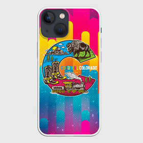Чехол для iPhone 13 mini с принтом Путешествие Colorful в Новосибирске,  |  | colorful | мир | путешествие | туризм | турист