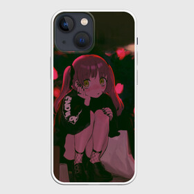 Чехол для iPhone 13 mini с принтом Аниме девушка в Новосибирске,  |  | anime | girl | japan | japanese | аниме | девушка | япония