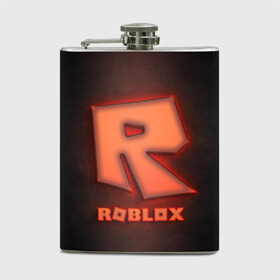 Фляга с принтом ROBLOX NEON RED в Новосибирске, металлический корпус | емкость 0,22 л, размер 125 х 94 мм. Виниловая наклейка запечатывается полностью | neon | roblox | игра | компьютерная игра | логотип | неон | онлайн | онлайн игра | роблакс | роблокс