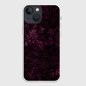 Чехол для iPhone 13 mini с принтом Мраморная текстура камня в Новосибирске,  |  | абстрактный | бархатный | бордовый | камень | модный | мрамор | пурпурный | современный узор