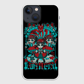 Чехол для iPhone 13 mini с принтом Blue BabyMetal в Новосибирске,  |  | alternative | baby metal | babymetal | metall | music | rock | альтернатива | каваий метал | металл | музыка | рок