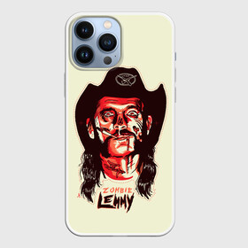 Чехол для iPhone 13 Pro Max с принтом Zombie Lemmy в Новосибирске,  |  | alternative | metall | motorhead | music | rock | альтернатива | лемми | металл | моторхед | моторхэд | музыка | рок