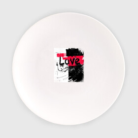 Тарелка с принтом Черно-красная Любовь в Новосибирске, фарфор | диаметр - 210 мм
диаметр для нанесения принта - 120 мм | Тематика изображения на принте: белый и черный | готический | иллюстрация | картина | красный и черный | мазня | набросок | современный