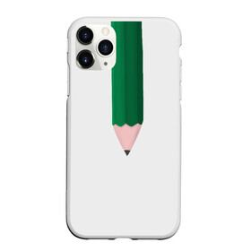 Чехол для iPhone 11 Pro матовый с принтом в школу в Новосибирске, Силикон |  | карандаш | класс | линейка | перекличка | ручка | уроки | школа
