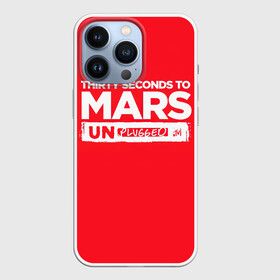 Чехол для iPhone 13 Pro с принтом Thirty Seconds to Mars UN PLUGGED в Новосибирске,  |  | 30 seconds to mars | 30 секунд до марса | 30 фстм | 30stm | 30сдм | jared leto | rock band | thirty seconds to mars | альтернативный | гранж | джаред лето | нео | пост | прогрессивный | рок группа | фети секондс ту марс | хард | шеннон