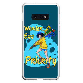 Чехол для Samsung S10E с принтом Wonder Egg Priority в Новосибирске, Силикон | Область печати: задняя сторона чехла, без боковых панелей | Тематика изображения на принте: ai ooto | wonder egg | wonder egg priority | ай ото | аниме | персонажи | приоритет чудо яйца