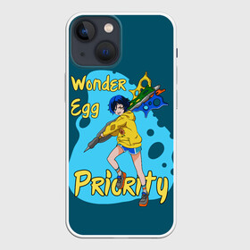 Чехол для iPhone 13 mini с принтом Wonder Egg Priority в Новосибирске,  |  | Тематика изображения на принте: ai ooto | wonder egg | wonder egg priority | ай ото | аниме | персонажи | приоритет чудо яйца