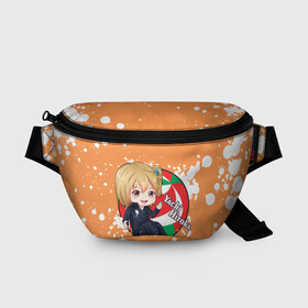 Поясная сумка 3D с принтом Yachi Hitoka | Haikyu | Волейбол (Z) в Новосибирске, 100% полиэстер | плотная ткань, ремень с регулируемой длиной, внутри несколько карманов для мелочей, основное отделение и карман с обратной стороны сумки застегиваются на молнию | haikuu | haikyu | haikyuu | yachi hitoka | волейбол | спортивная манга | хайку | хайкю