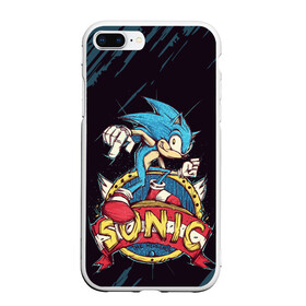 Чехол для iPhone 7Plus/8 Plus матовый с принтом SONIC | СОНИК (Z) в Новосибирске, Силикон | Область печати: задняя сторона чехла, без боковых панелей | Тематика изображения на принте: blaze the cat | hedgehog | sega | silver | sonic | speed sonic | быстрый ёж | ёж соник | кошка блейз | метал соник | сега | сильвер | синий ёж | соник