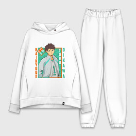 Женский костюм хлопок Oversize с принтом ТООРУ ОЙКАВА   OIKAWA TORU в Новосибирске,  |  | anime | aoba johsai. | haikyu | manga | oikawa toru | аниме | аобаджосай | волейбол | герой | манга | персонаж | тоору ойкава