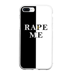 Чехол для iPhone 7Plus/8 Plus матовый с принтом Rape Me | Kurt Cobain (+спина) (Z) в Новосибирске, Силикон | Область печати: задняя сторона чехла, без боковых панелей | cobain | kurt | kurt donald cobain | nirvana | rape me | rock | smile | альтернативный рок | гранж | дэйв грол | крист новоселич | курт кобейн | нирвана | рок | смайл