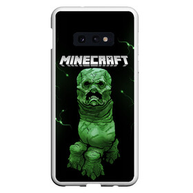 Чехол для Samsung S10E с принтом CREEPER 3D | MINECRAFT 3D (Z) в Новосибирске, Силикон | Область печати: задняя сторона чехла, без боковых панелей | block | creeper | cube | minecraft | minecraft nature | minecraft skin | minectaft skins | mobs | pixel | tnt | underground | блок | геометрия | крафт | крипер | кубики | майнкрафт | пиксели | тнт