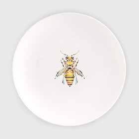 Тарелка с принтом Акварельная пчела в Новосибирске, фарфор | диаметр - 210 мм
диаметр для нанесения принта - 120 мм | bee | акварель | акварельная пчела | большая пчела | насекомое | пчела | реалистичная пчела