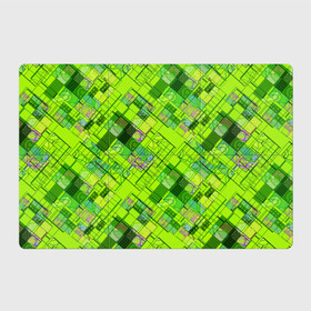 Магнитный плакат 3Х2 с принтом Ярко-зеленый абстрактный узор в Новосибирске, Полимерный материал с магнитным слоем | 6 деталей размером 9*9 см | Тематика изображения на принте: абстрактный | геометрический | детский | зеленый неоновый | креативный | модный | молодежный | неоновый | яркий зеленый