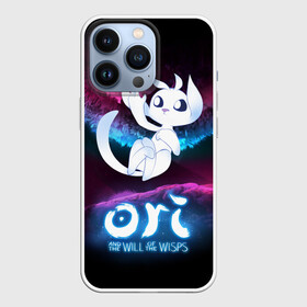 Чехол для iPhone 13 Pro с принтом Ori and the Will of the Wisps в Новосибирске,  |  | adventure | fairy forest | night | ori | ori and the will of the wisps | pc game | spirit of the forest | дух леса | компьютерная игра | ночь | ори | ори и блуждающие огоньки | приключения | сказочный лес