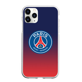 Чехол для iPhone 11 Pro матовый с принтом PSG | ПСЖ / PARIS SAINT GERMAIN в Новосибирске, Силикон |  | paris saint germain | psg | saint | sport | париж | псг | спорт | футбол