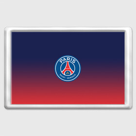 Магнит 45*70 с принтом PSG | ПСЖ / PARIS SAINT GERMAIN в Новосибирске, Пластик | Размер: 78*52 мм; Размер печати: 70*45 | paris saint germain | psg | saint | sport | париж | псг | спорт | футбол