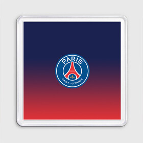 Магнит 55*55 с принтом PSG | ПСЖ / PARIS SAINT GERMAIN в Новосибирске, Пластик | Размер: 65*65 мм; Размер печати: 55*55 мм | paris saint germain | psg | saint | sport | париж | псг | спорт | футбол