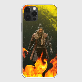 Чехол для iPhone 12 Pro с принтом Воин | Sekiro shadows die twice (Z) в Новосибирске, силикон | область печати: задняя сторона чехла, без боковых панелей | sekiro shadows die twice | дзу дай то вайсу | миядзаки | сэкиро сядо | тени умирают дважды