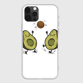 Чехол для iPhone 12 Pro с принтом Любимые авокадо  в Новосибирске, силикон | область печати: задняя сторона чехла, без боковых панелей | авокадо | другу | любимой | любимому | парные футболки | подруге | фрукты