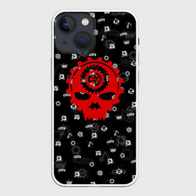 Чехол для iPhone 13 mini с принтом GEARS OF WAR | ПАТТЕРН | ШЕСТЕРЕНКИ (Z) в Новосибирске,  |  | gears | gears 5 | gears of war | gears of war 5 | имульсия | механизмы войны | шестерёнка | шестерёнки | шестерня