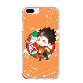 Чехол для iPhone 7Plus/8 Plus матовый с принтом Nishinoya Yuo | Haikyu | Волейбол (Z) в Новосибирске, Силикон | Область печати: задняя сторона чехла, без боковых панелей | haikuu | haikyu | haikyuu | nishinoya yuo | волейбол | сёё | сёё хината | спортивная манга | хайку | хайкю | хината