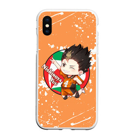 Чехол для iPhone XS Max матовый с принтом Nishinoya Yuo | Haikyu | Волейбол (Z) в Новосибирске, Силикон | Область печати: задняя сторона чехла, без боковых панелей | haikuu | haikyu | haikyuu | nishinoya yuo | волейбол | сёё | сёё хината | спортивная манга | хайку | хайкю | хината