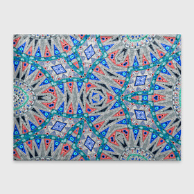 Обложка для студенческого билета с принтом Серо-синий абстрактный узор  в Новосибирске, натуральная кожа | Размер: 11*8 см; Печать на всей внешней стороне | абстрактный | асимметричный | креативный | молодежный | серый | синий | современный