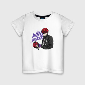 Детская футболка хлопок с принтом Vinny Hong в Новосибирске, 100% хлопок | круглый вырез горловины, полуприлегающий силуэт, длина до линии бедер | anime | manhwa | vinny hong | windbreaker | аниме | ветролом | манга | манхва