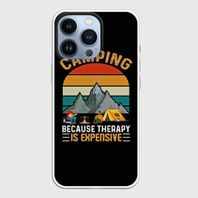 Чехол для iPhone 13 Pro с принтом Camping в Новосибирске,  |  | Тематика изображения на принте: camp | camping | retro | travel | винтаж | интроверт | кемпинг | отдых | отпуск | приключение | ретро | социопат | туризм | турист | туристические | юмор