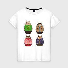 Женская футболка хлопок с принтом Big Bang Totoro в Новосибирске, 100% хлопок | прямой крой, круглый вырез горловины, длина до линии бедер, слегка спущенное плечо | big bang theory | ghibli | japan | nature | neigbor | neighbour | totoro | анимация | аниме | гибли | друг | животные | лес | милый | миядзаки | мой сосед тоторо | мульт | мультфильм | природа | сосед | теория большого взрыва | тоторо