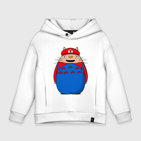 Детское худи Oversize хлопок с принтом Totoro Mario в Новосибирске, френч-терри — 70% хлопок, 30% полиэстер. Мягкий теплый начес внутри —100% хлопок | боковые карманы, эластичные манжеты и нижняя кромка, капюшон на магнитной кнопке | ghibli | japan | mario | nature | neigbor | neighbour | totoro | анимация | аниме | гибли | друг | животные | лес | марио | милый | мир | миядзаки | мой сосед тоторо | мульт | мультфильм | природа | сосед | тоторо | хаяо | хранитель